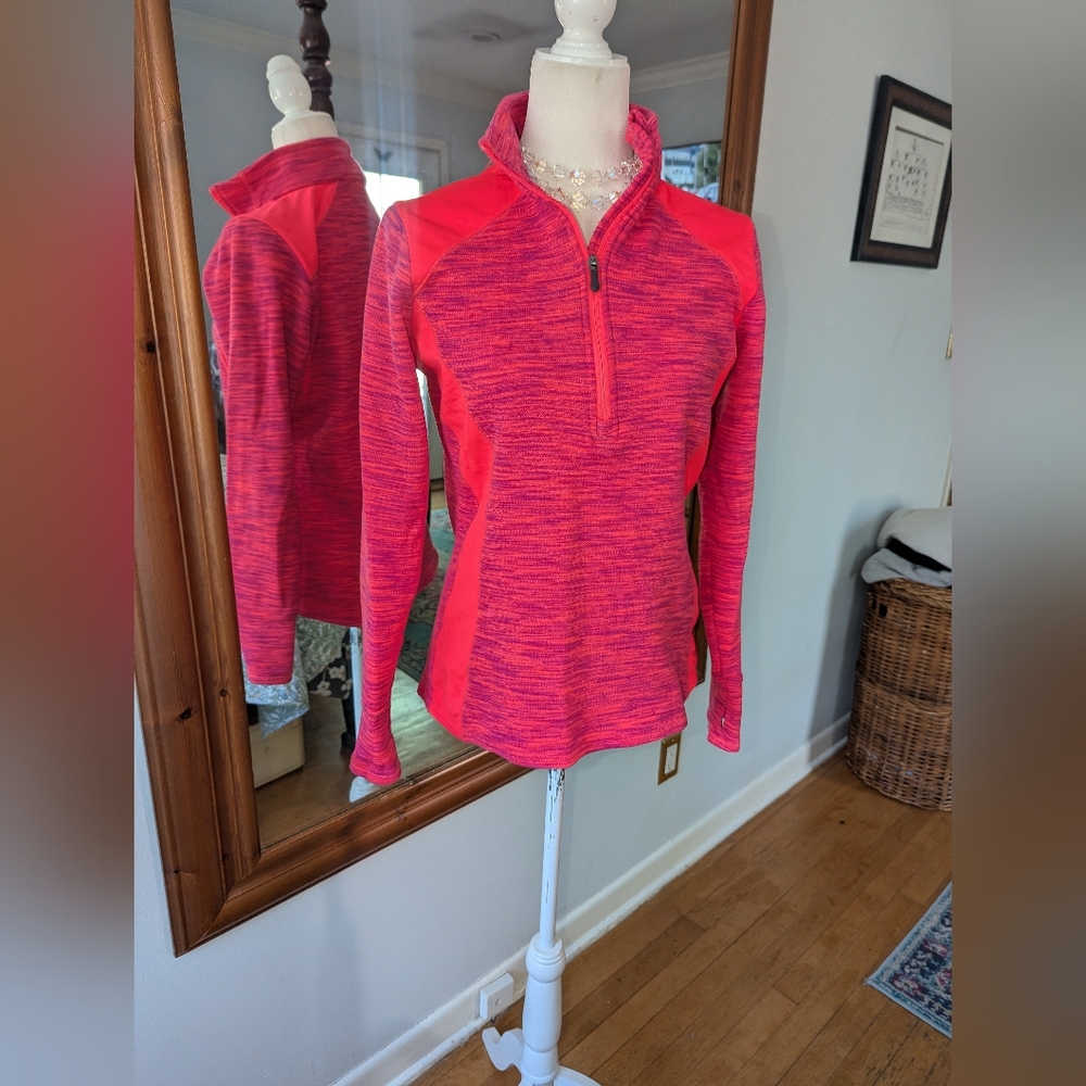 Avalanche Women’s Pink & Coral Half-Zip Pullover